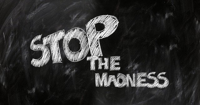Stop de waanzin