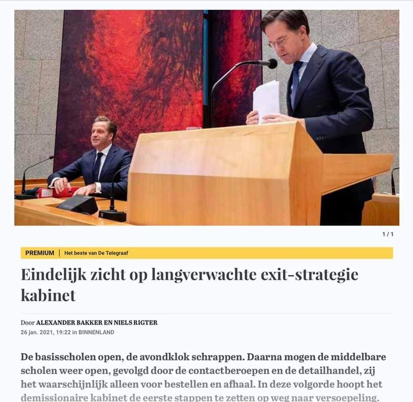 Eerst sluiten ze je een jaar lang op voor niks en dan zullen zij de “verlossers” spelen met hun exit strategie
