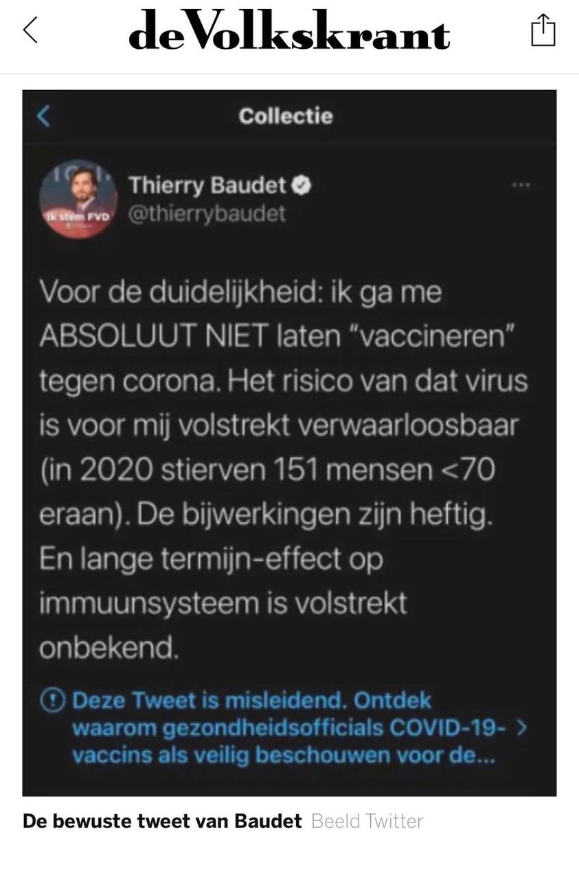 Twitter is de misleiding