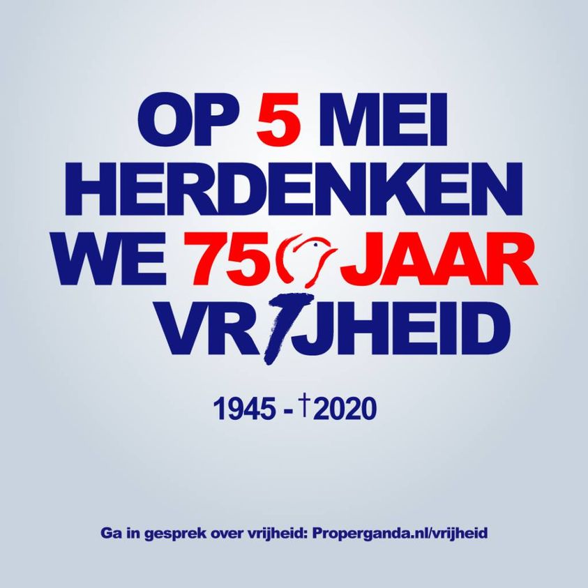 Op 5 mei herdachten wij 75 jaar vrijheid
