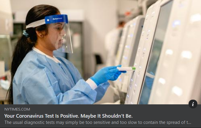 De waarheid over de PCR test in mainstream media?